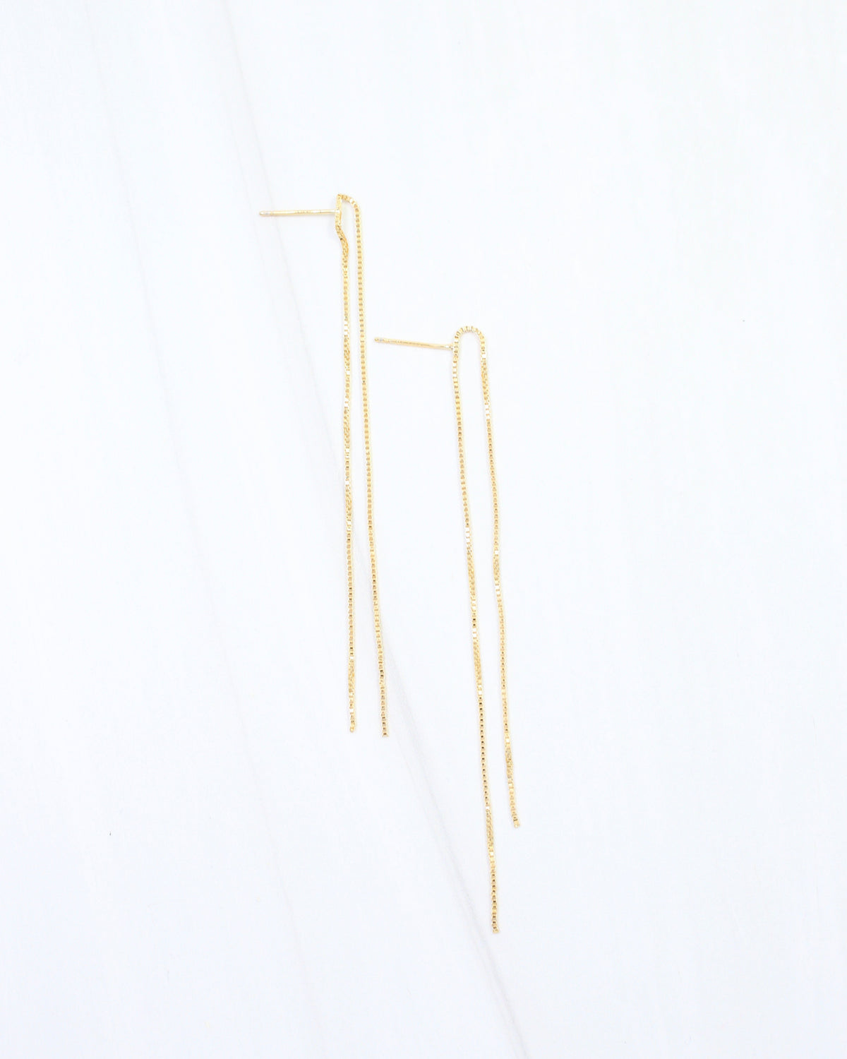 Naomi Chain Dangle Earring WR Gold