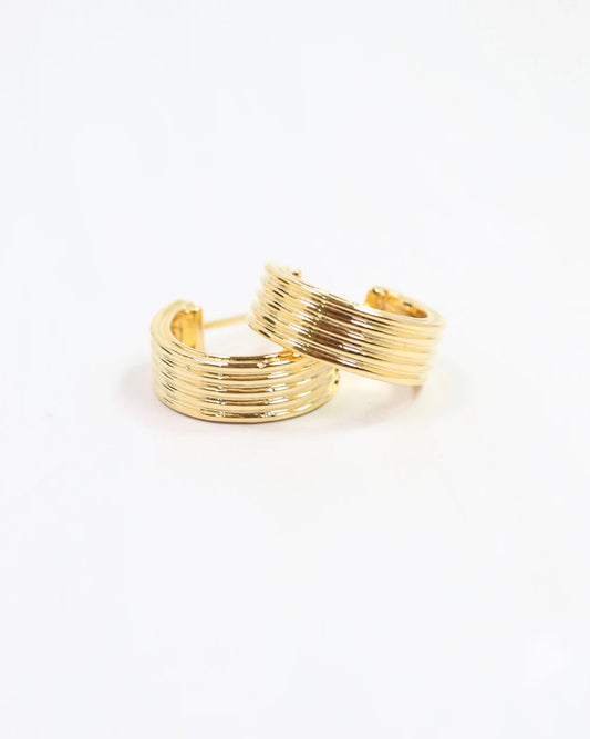 Jennie Small Gold Hoop Gold