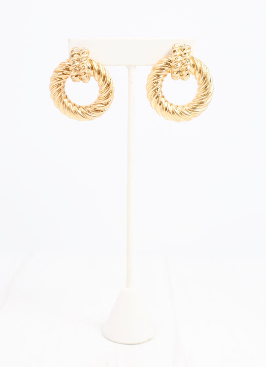 Brian Drop Earring Gold