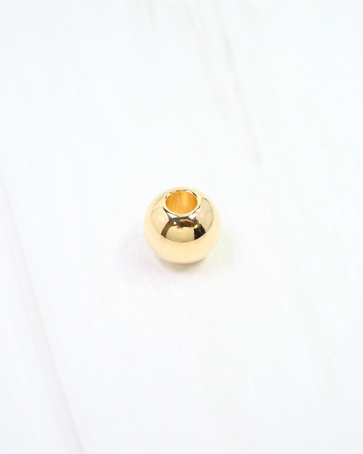Bailey Bead Scarf Slide Gold