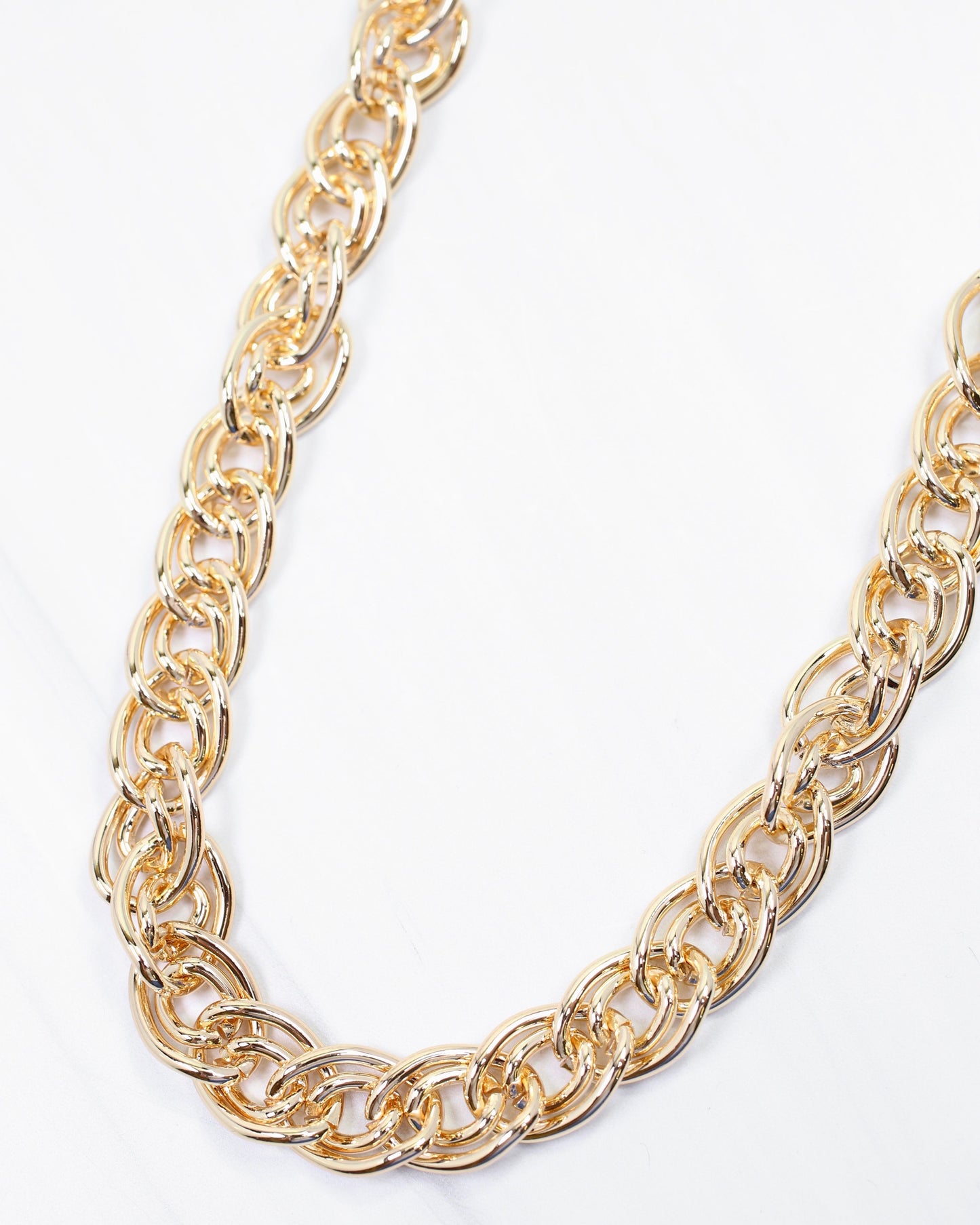 Fontana Link Necklace WR Gold