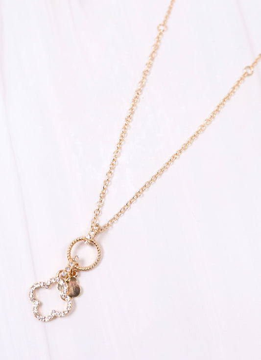 Emmy Necklace with Charms GOLD - Caroline Hill