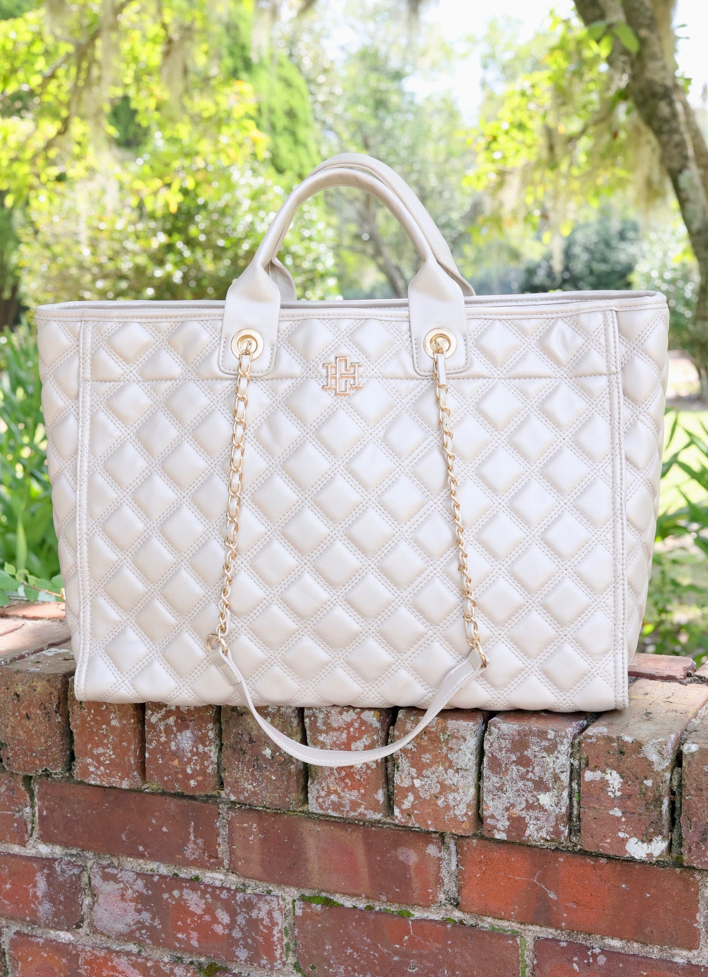 Melissa Tote Bag PEARL Quilted DQ