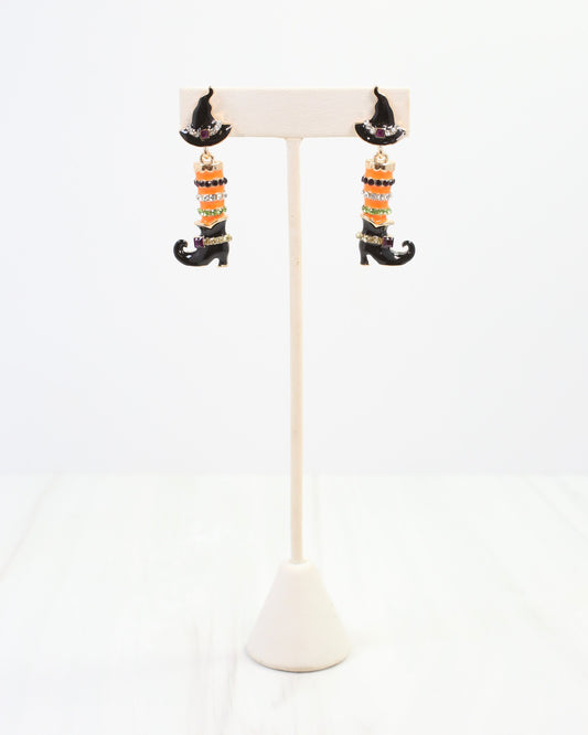 Walk Away Witches Earring Orange