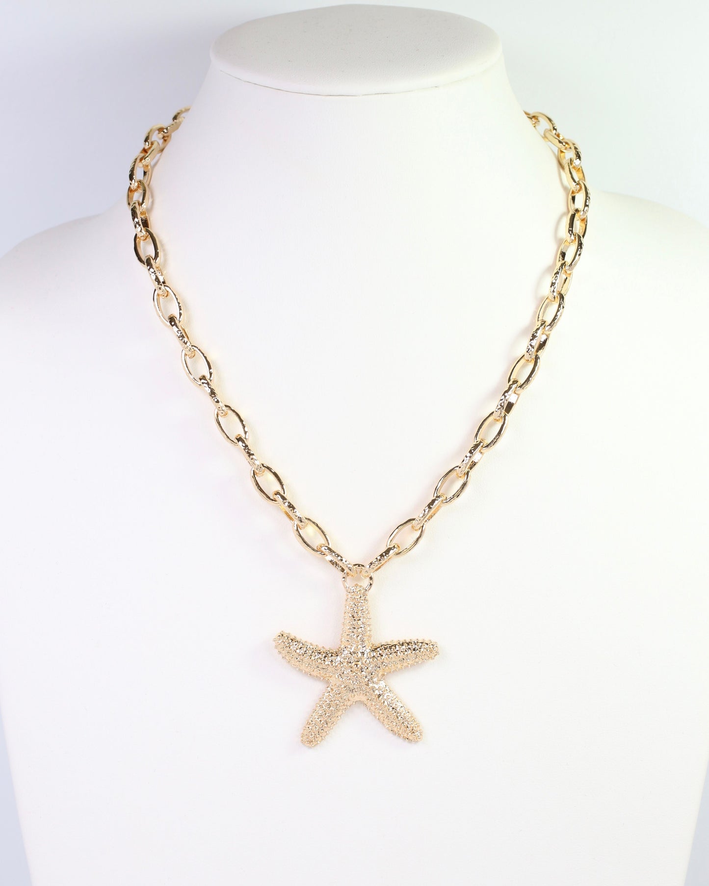 Parma Starfish Link Necklace Gold