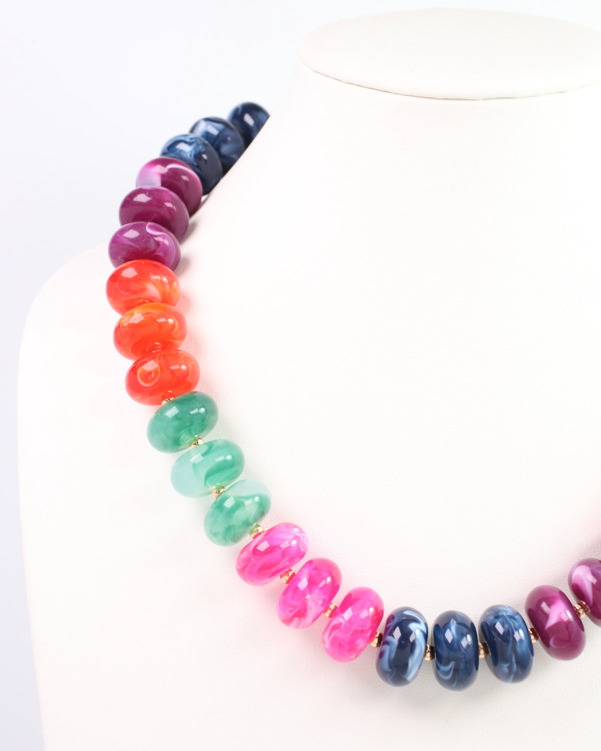 Bryant Beaded  Necklace Dark Multi