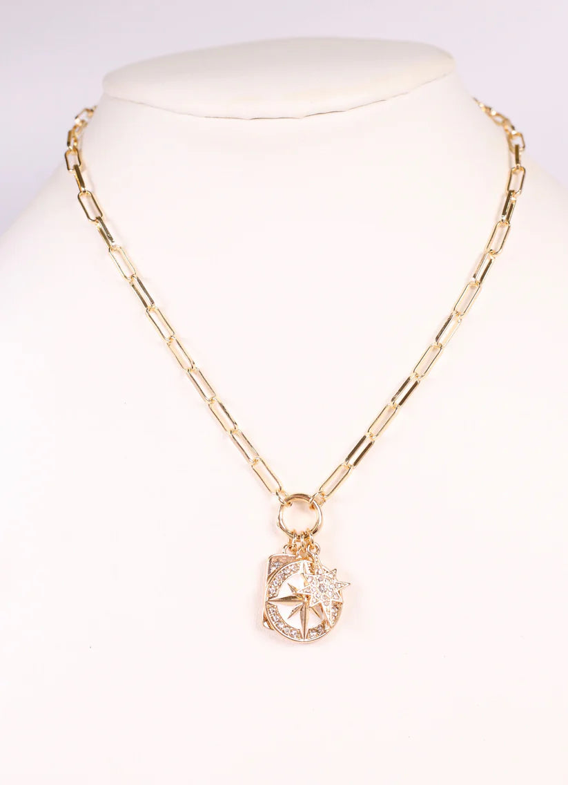 Lowndes Charm Necklace GOLD