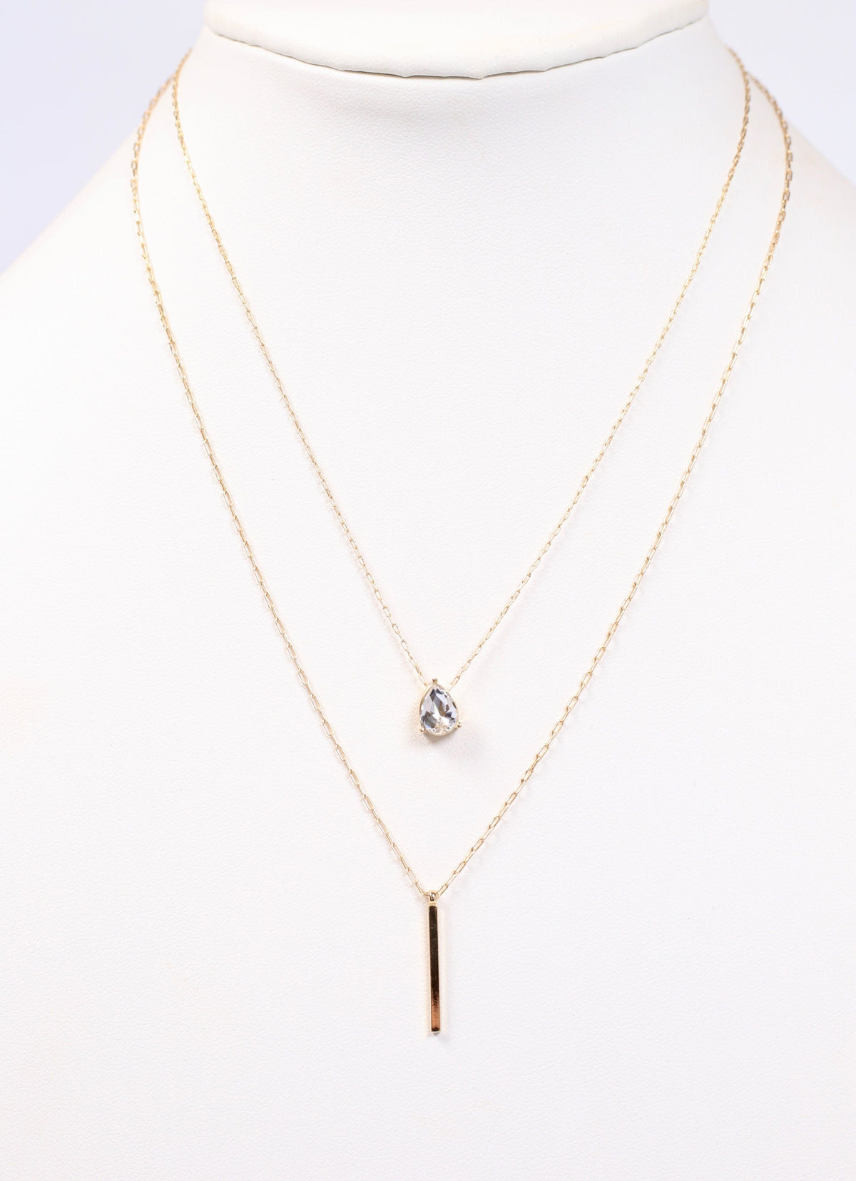 Ferguson Layered Necklace with Charms GOLD - Caroline Hill