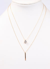 Ferguson Layered Necklace with Charms GOLD - Caroline Hill