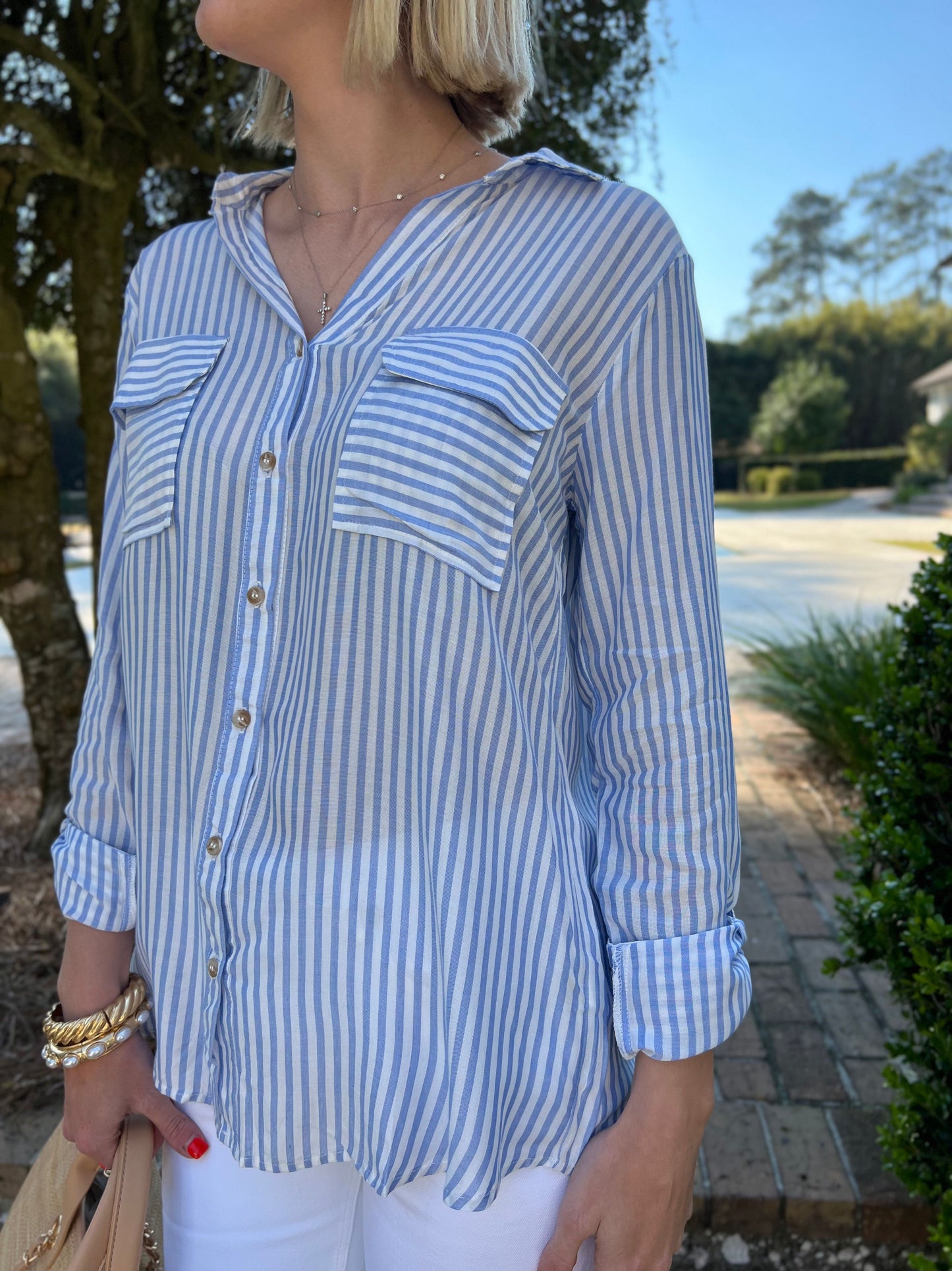 Rozzie Striped Top