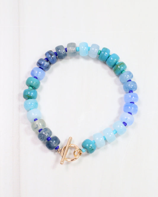 Cape San Blas Beaded Bracelet Turquoise
