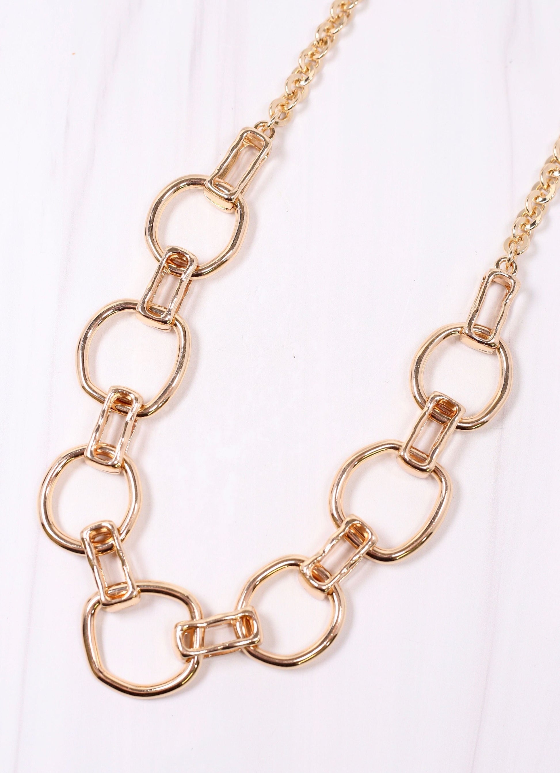 Frankie Link Necklace GOLD - Caroline Hill