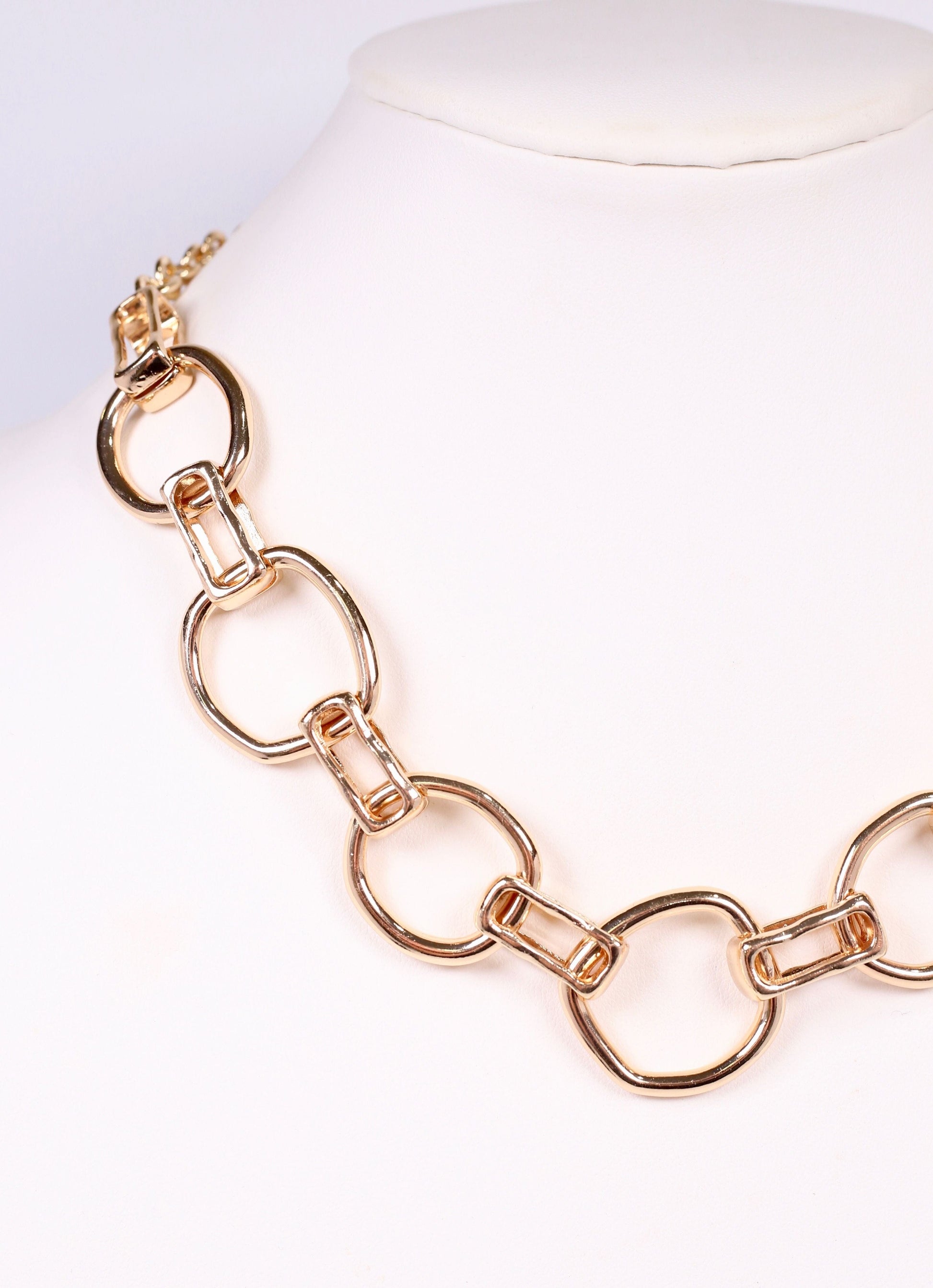 Frankie Link Necklace GOLD - Caroline Hill