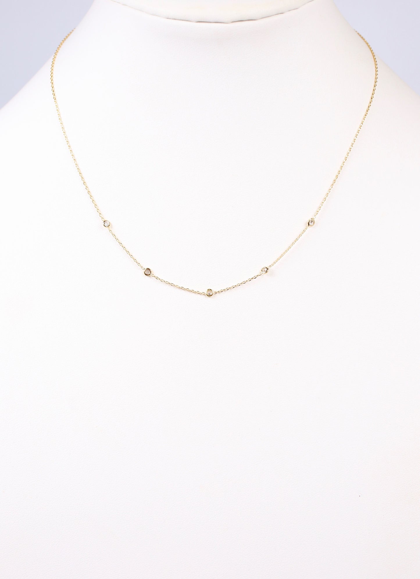 Jared CZ Necklace GOLD