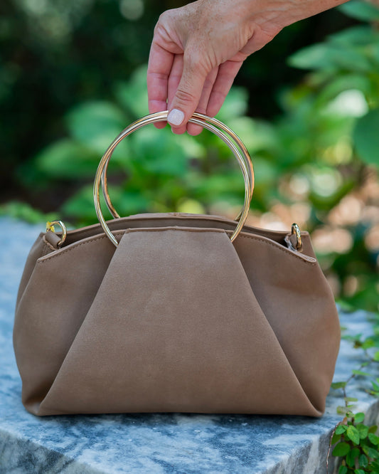 Brooks Bag with Rings Latte S