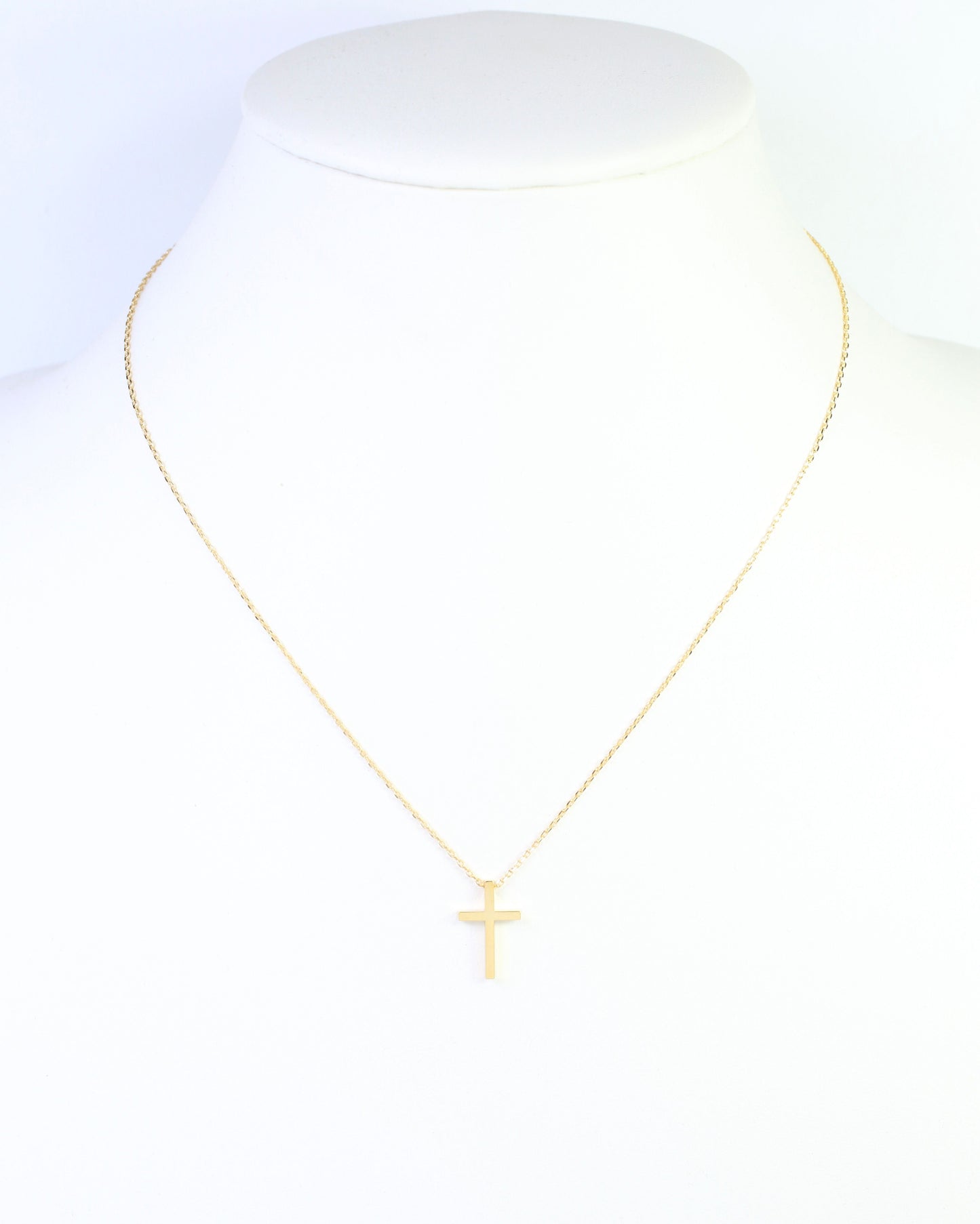 Lillian Cross Necklace WR Gold