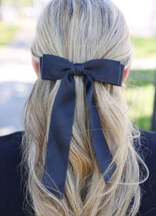 Gertrude Hair Bow BLACK - Caroline Hill