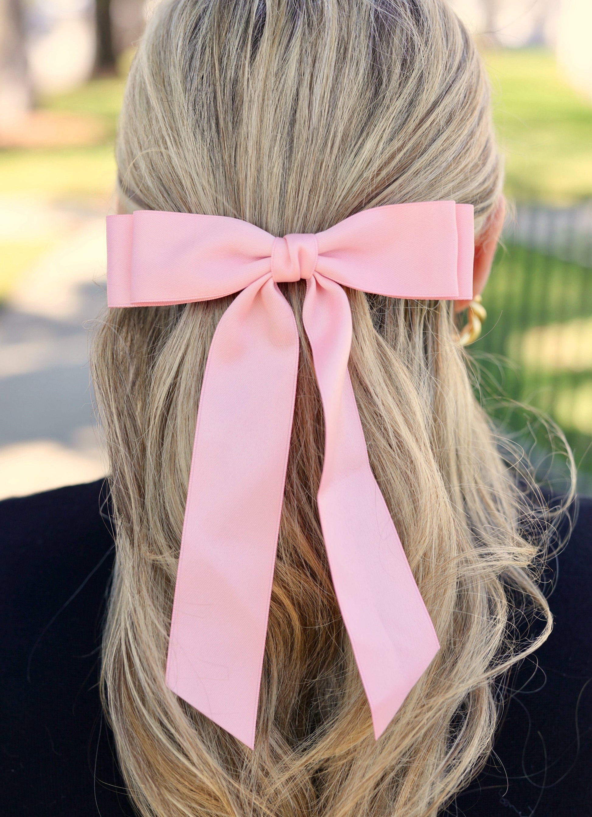 Gertrude Hair Bow LIGHT PINK - Caroline Hill