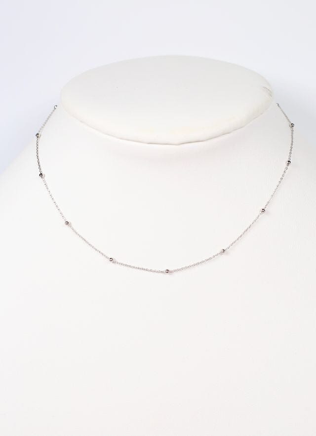 Good Friends Delicate Chain Necklace SILVER - Caroline Hill