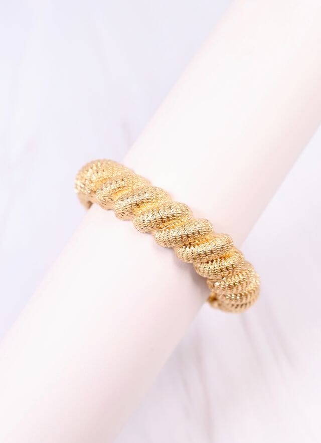 Governor Twisted Stretch Bracelet GOLD - Caroline Hill