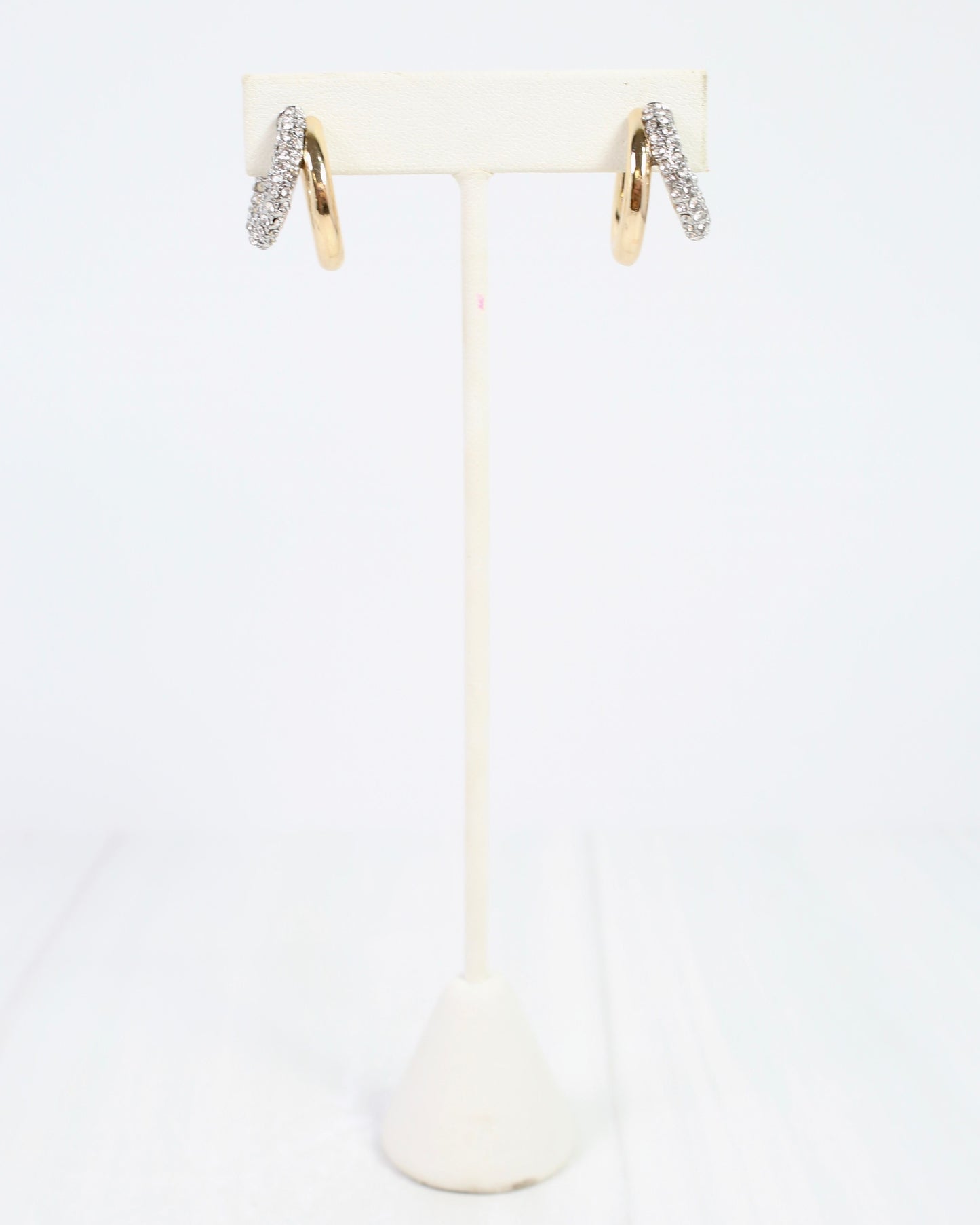 Darby Double Hoop Earring Gold