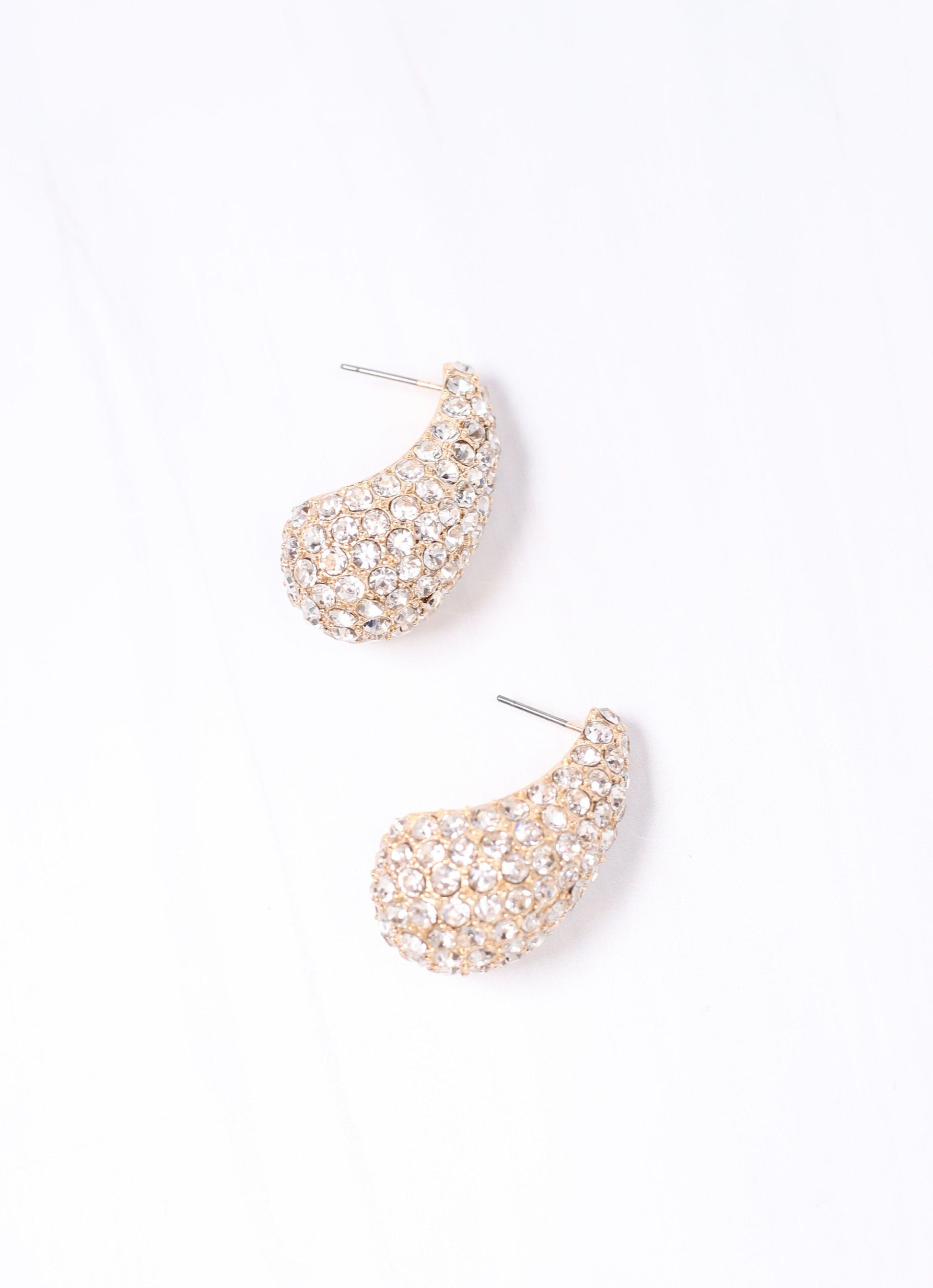 Hastings CZ Drop Earring CLEAR - Caroline Hill