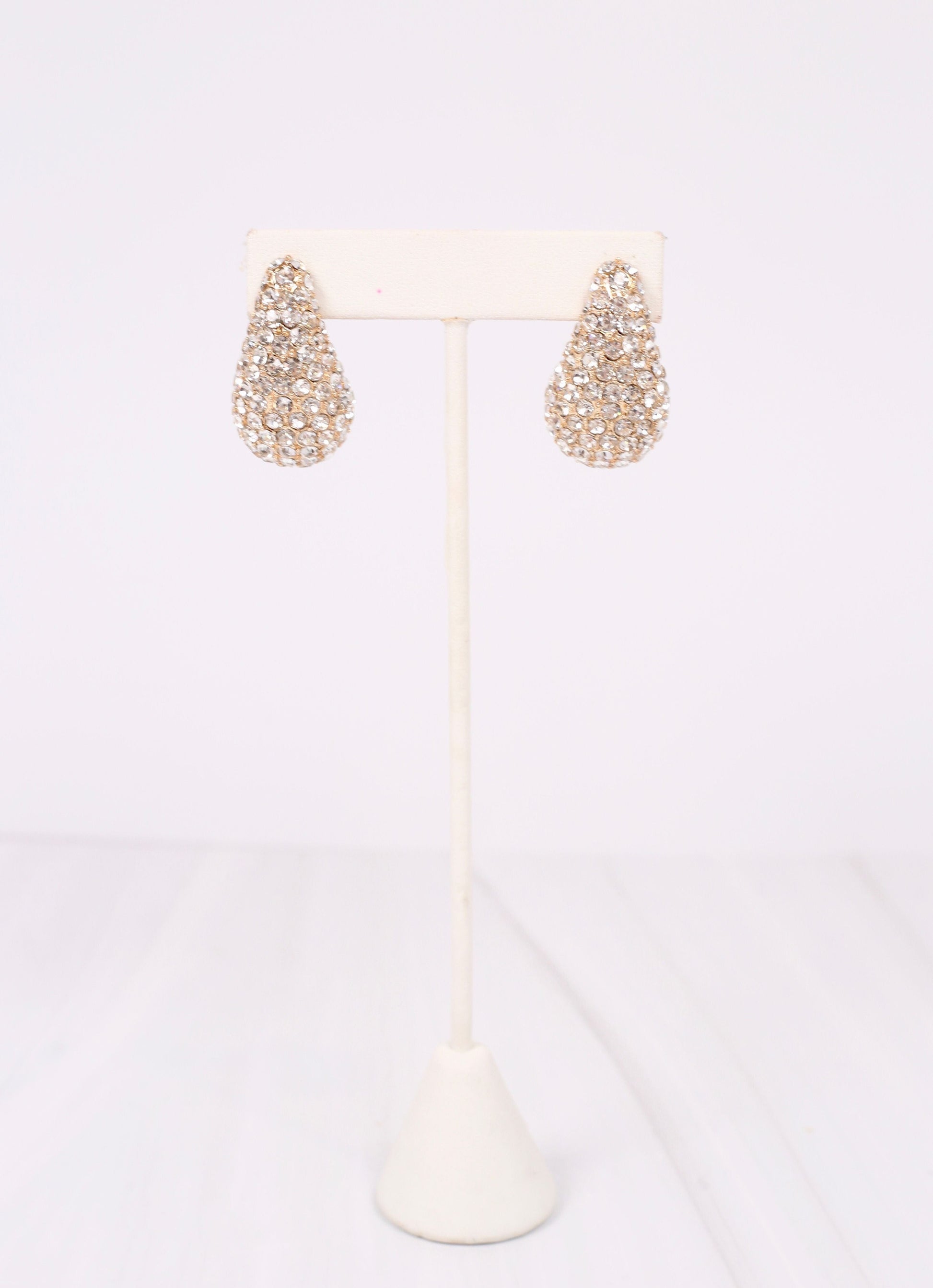 Hastings CZ Drop Earring CLEAR - Caroline Hill