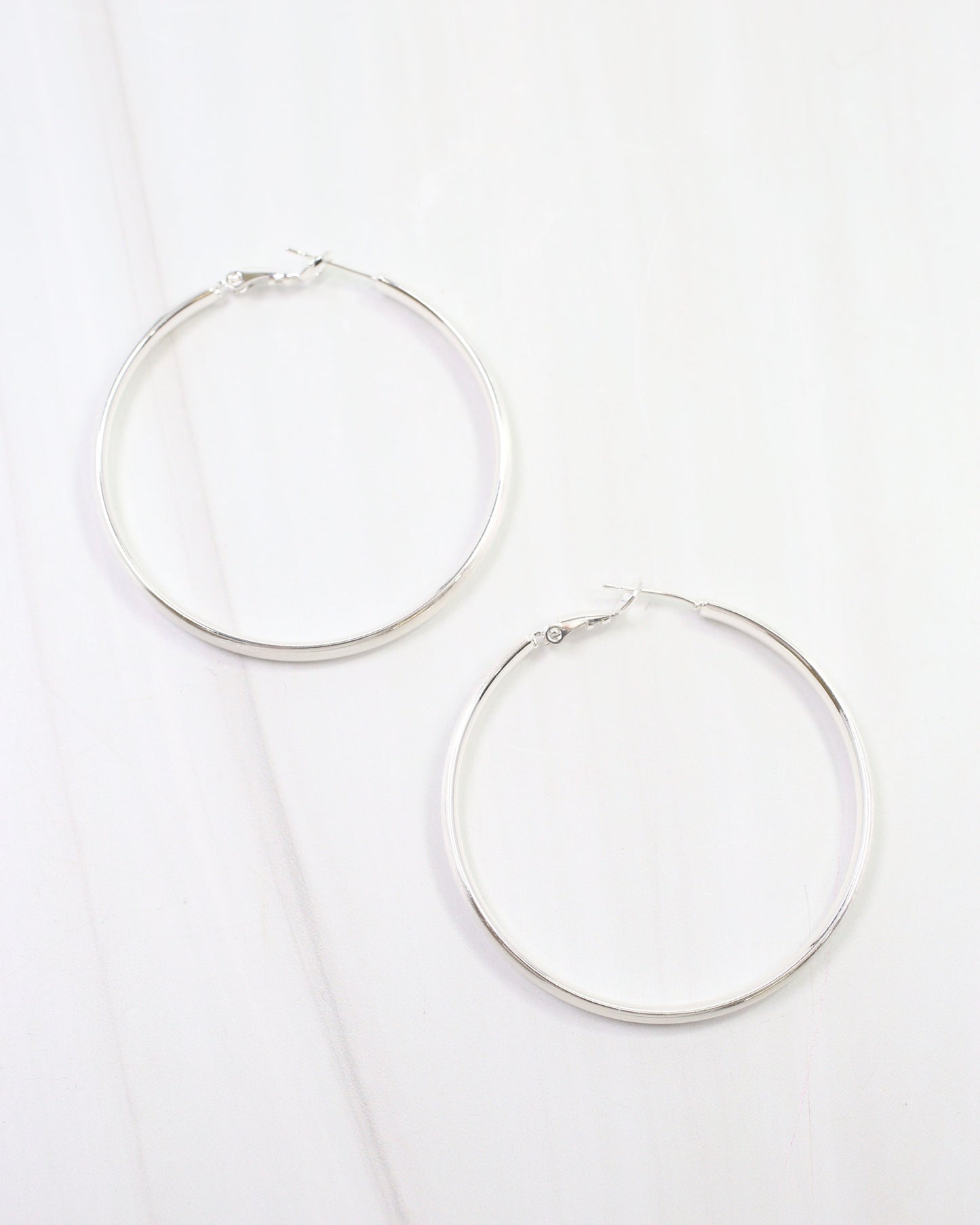Perth Hoop Earring WR Silver