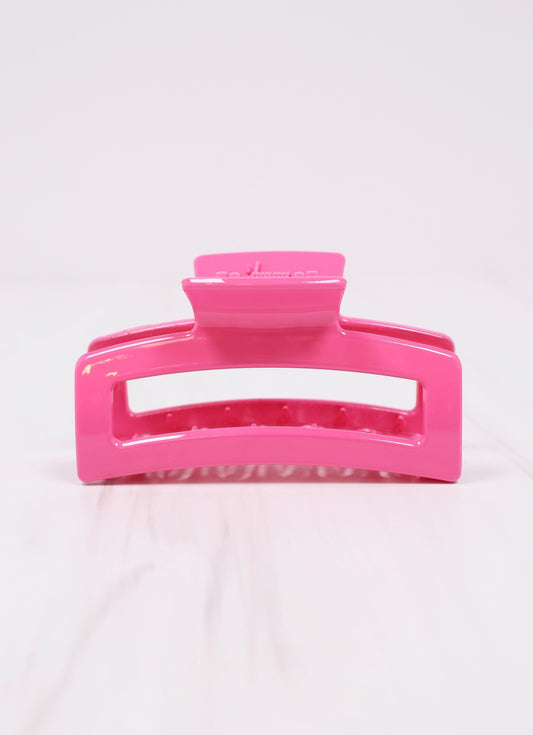 Hollybrooke Hair Clip HOT PINK - Caroline Hill