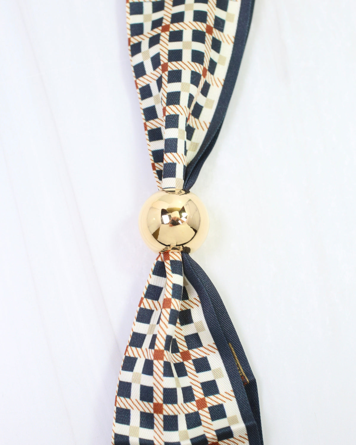 Bailey Bead Scarf Slide Gold