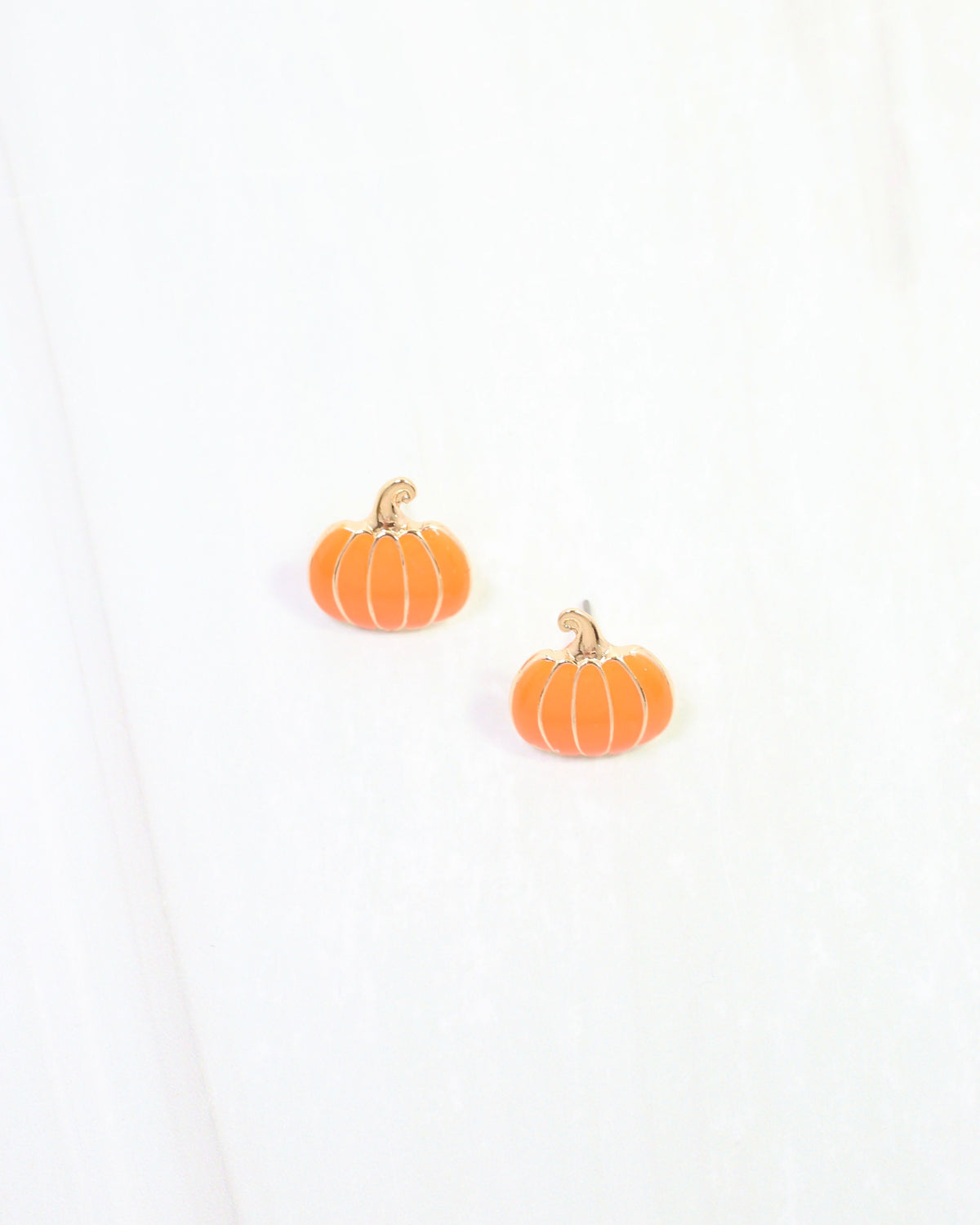 Prikley Pumpkin Stud Orange