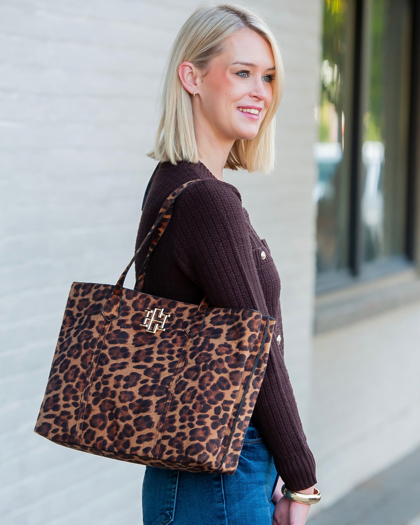 Heath Tote Bag Spotted Saddle