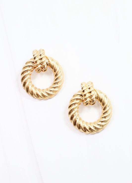 Brian Drop Earring Gold