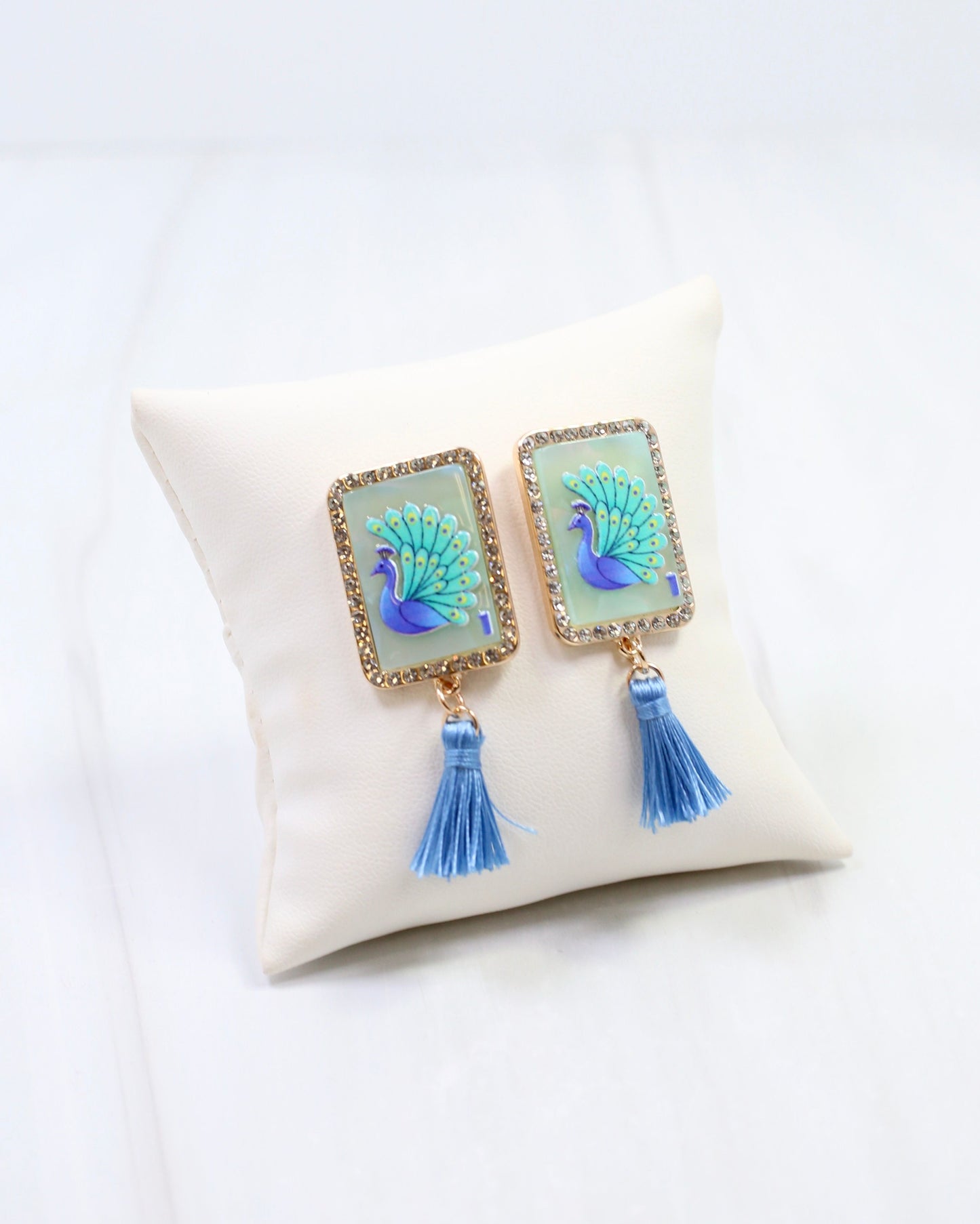 Rack Em Earring Blue
