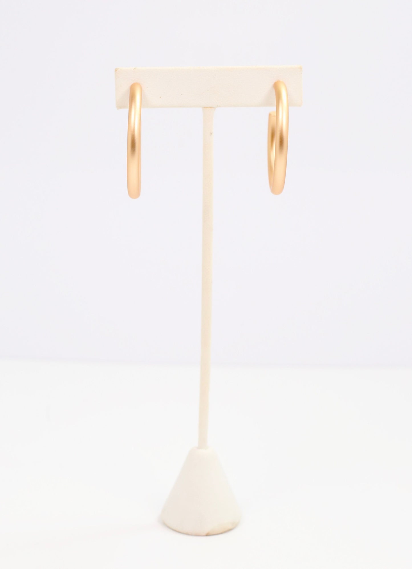 Georgina Hoop Earring MATTE GOLD