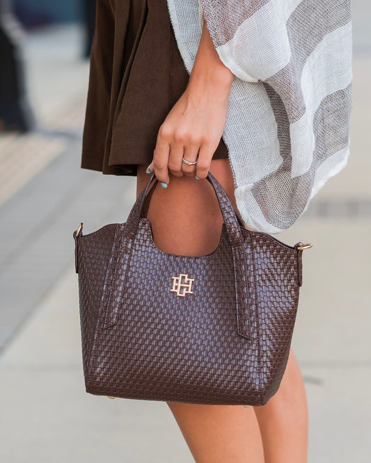 Kendall Mini Tote Chocolate BW