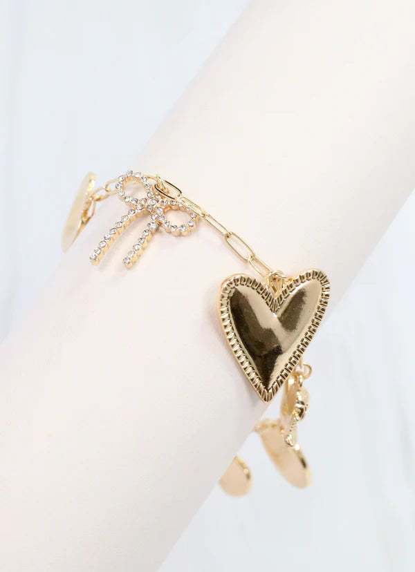 McKay Charm Bracelet Gold