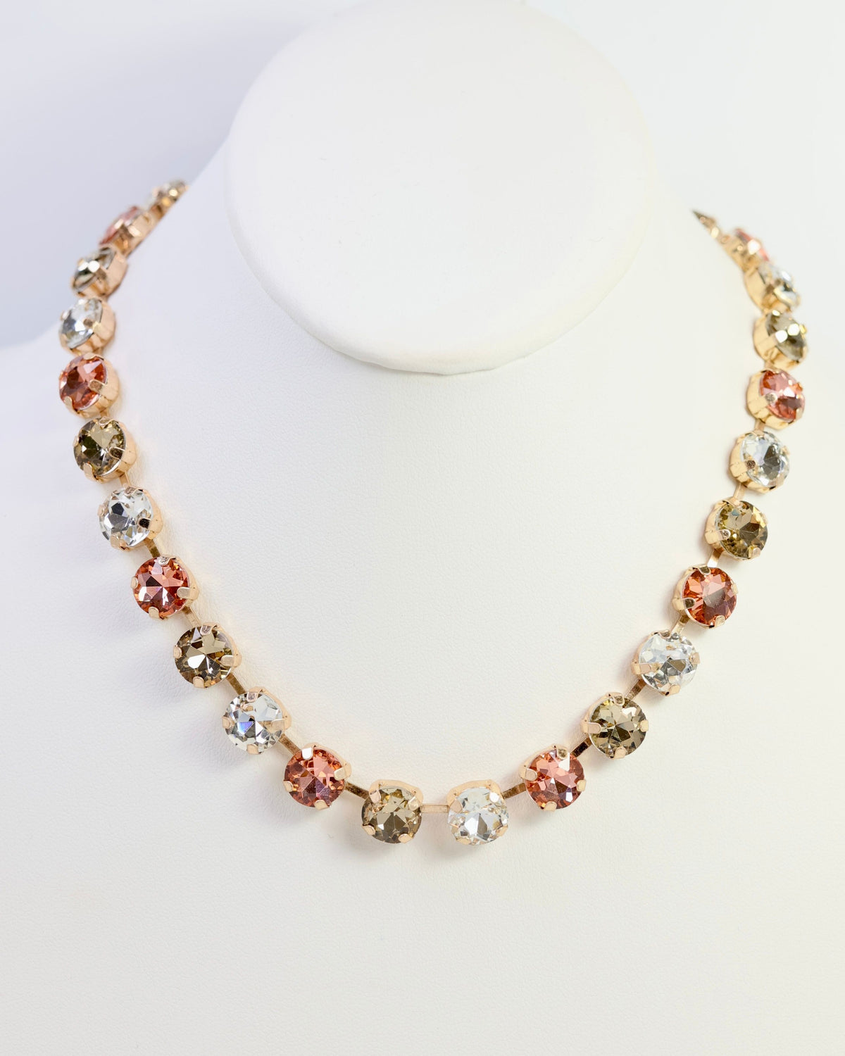 Andi Rhinestone Necklace TPZ LT MUL