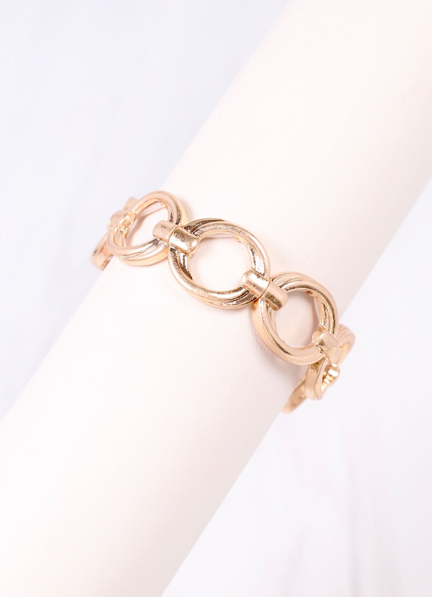 Sampson Stretch Bracelet WORN GOLD