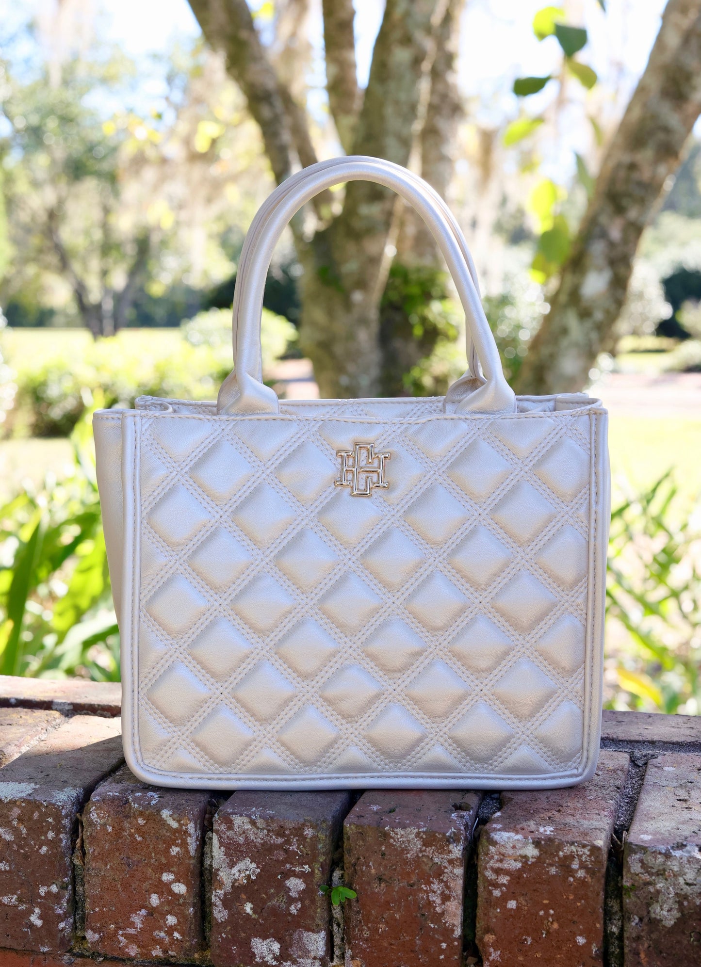 Ricky Mini Tote PEARL Quilted DQ