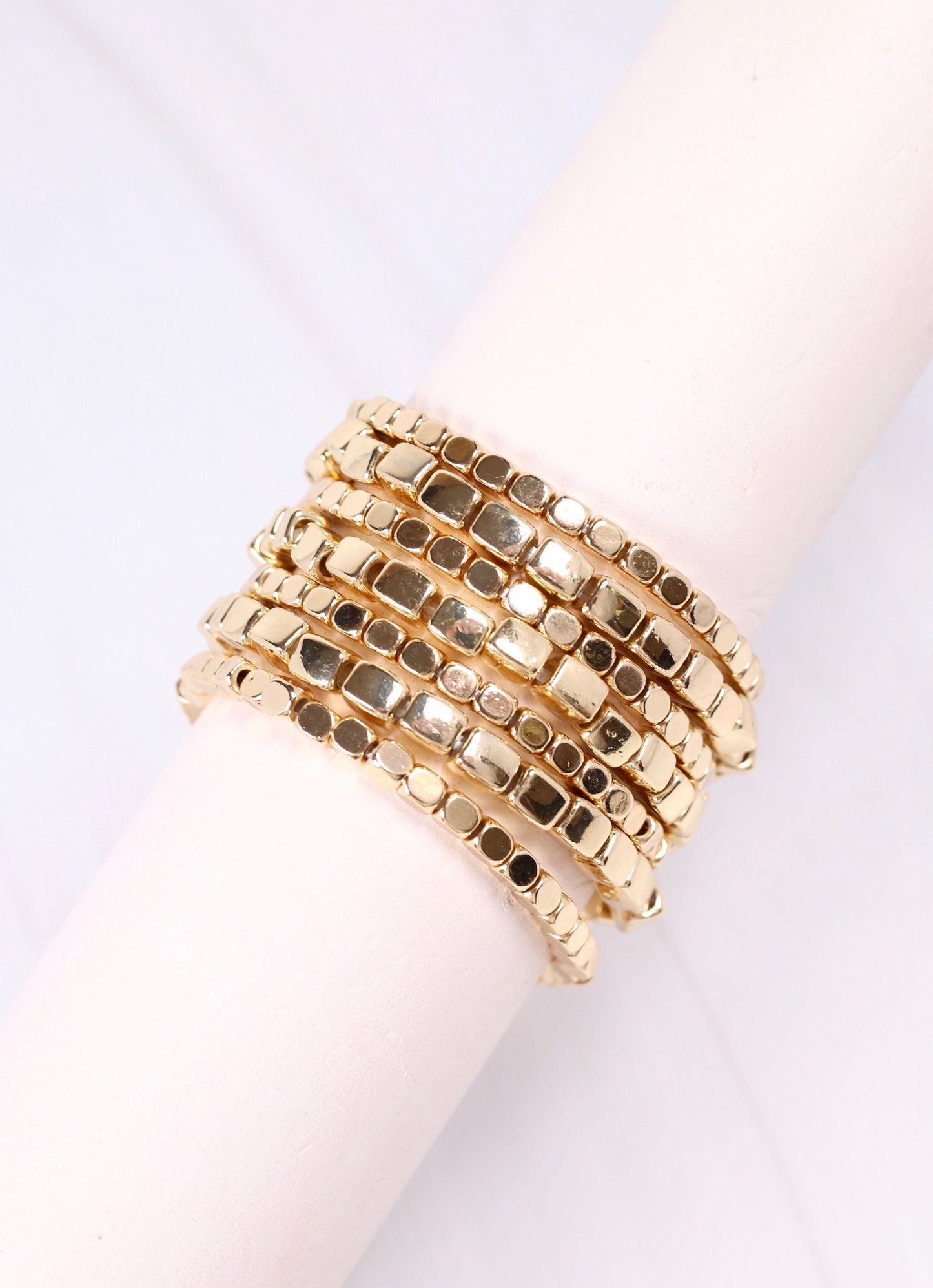 Jamison Metal Bracelet Set GOLD - Caroline Hill