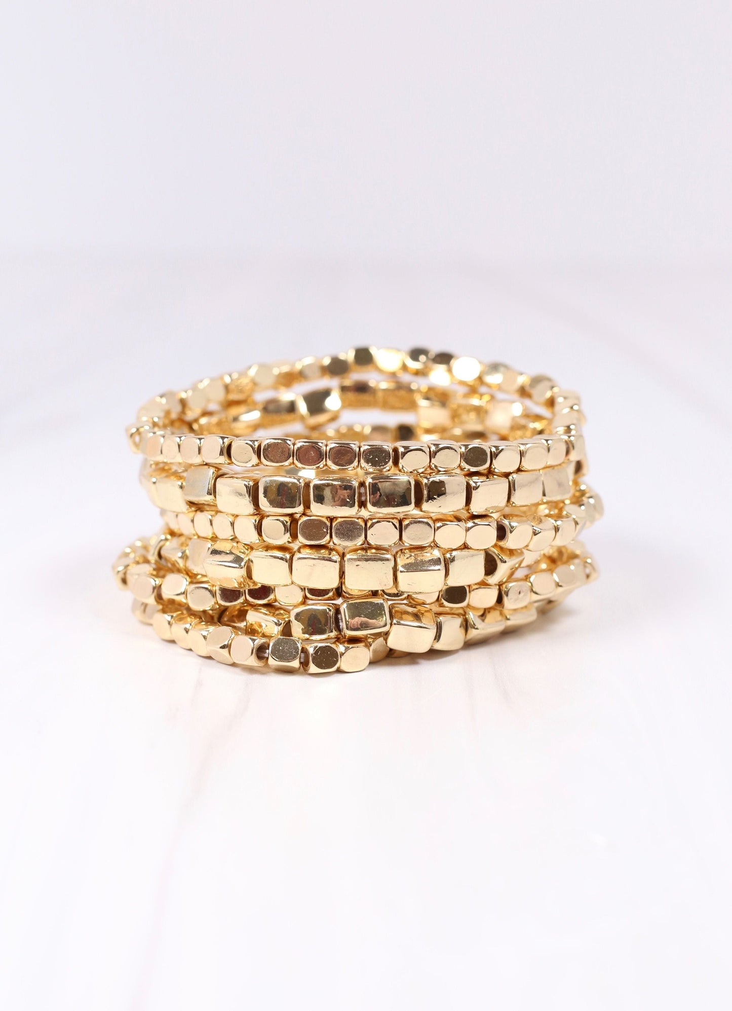 Jamison Metal Bracelet Set GOLD - Caroline Hill