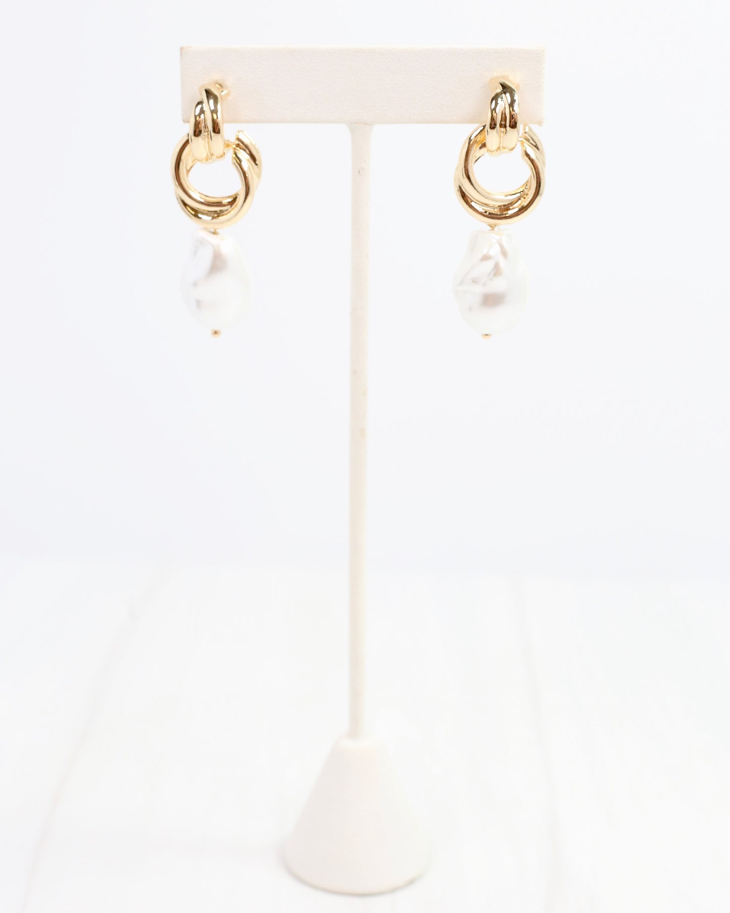 McCall Pearl Drop Earring Gold