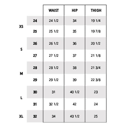 Liz and me fashion signature jeans size chart