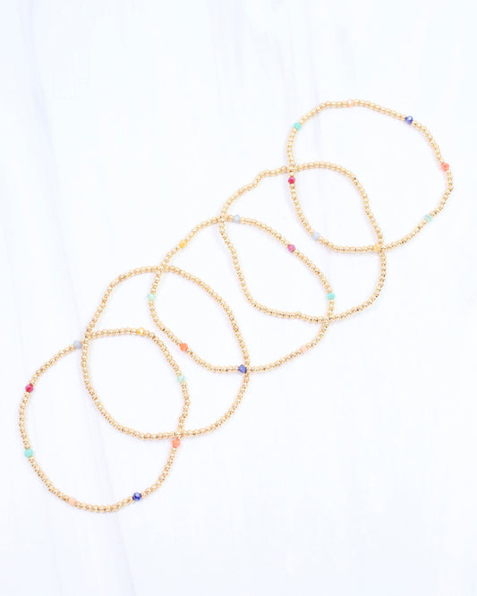 Malena Beaded Bracelet Set Multi