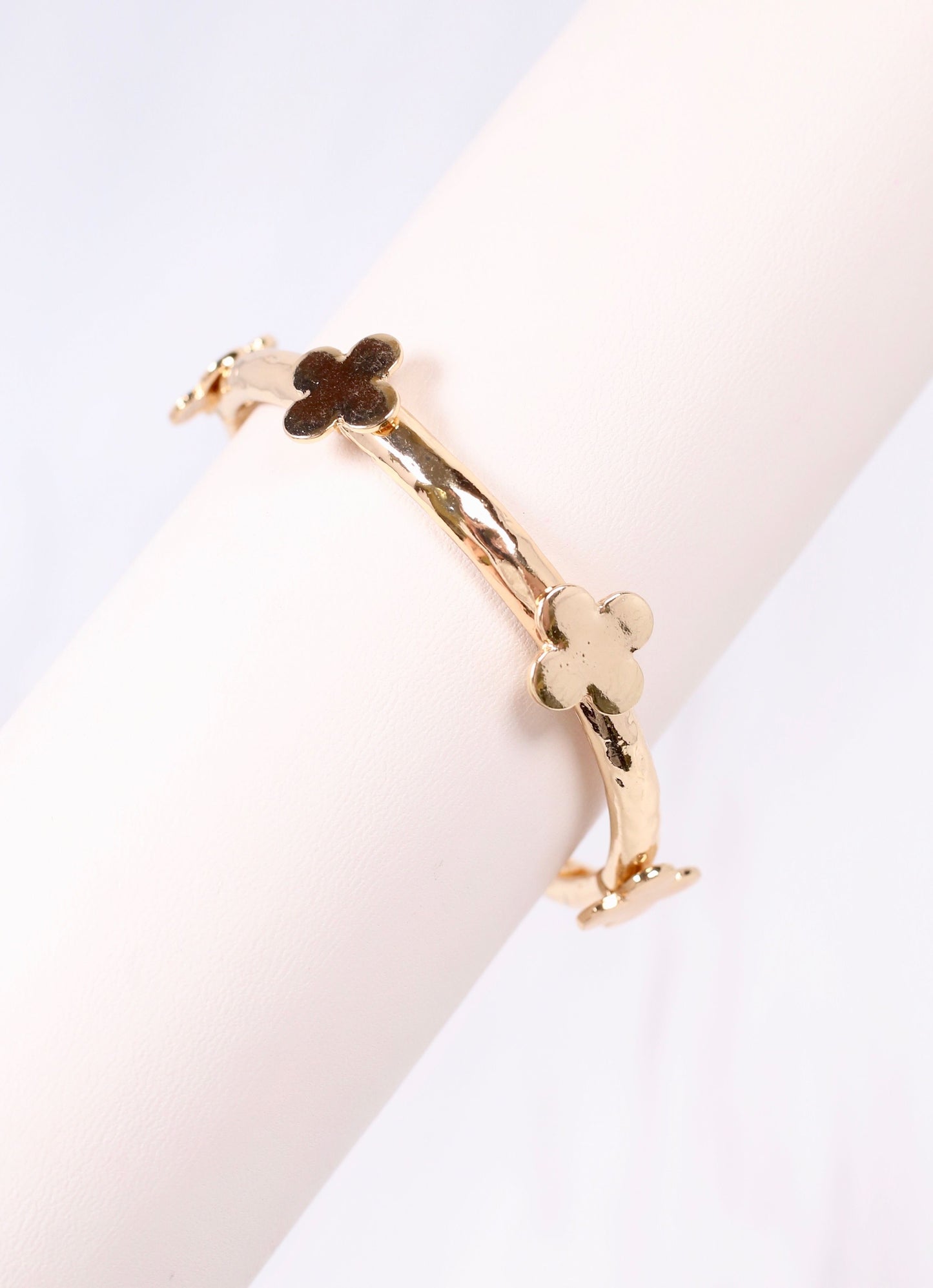 Collie Clover Stretch Bracelet GOLD