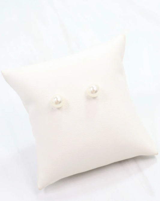 Foran Petite Pearl Stud Gold