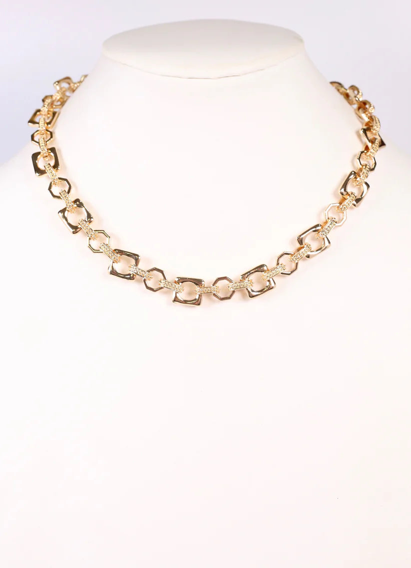 Cowan Link Necklace GOLD