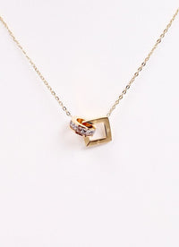 Kate Necklace with Charms GOLD - Caroline Hill