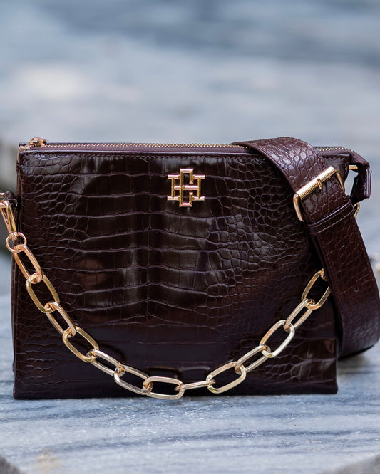 Ariana Crossbody Chocolate EC